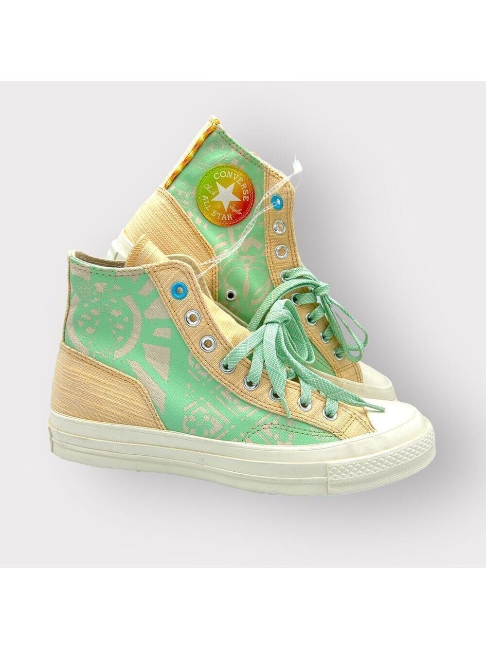 Converse NEW Chucks Mi Gente White Onyx Sneakers Mens 8 Womens 10 Shoes All Star